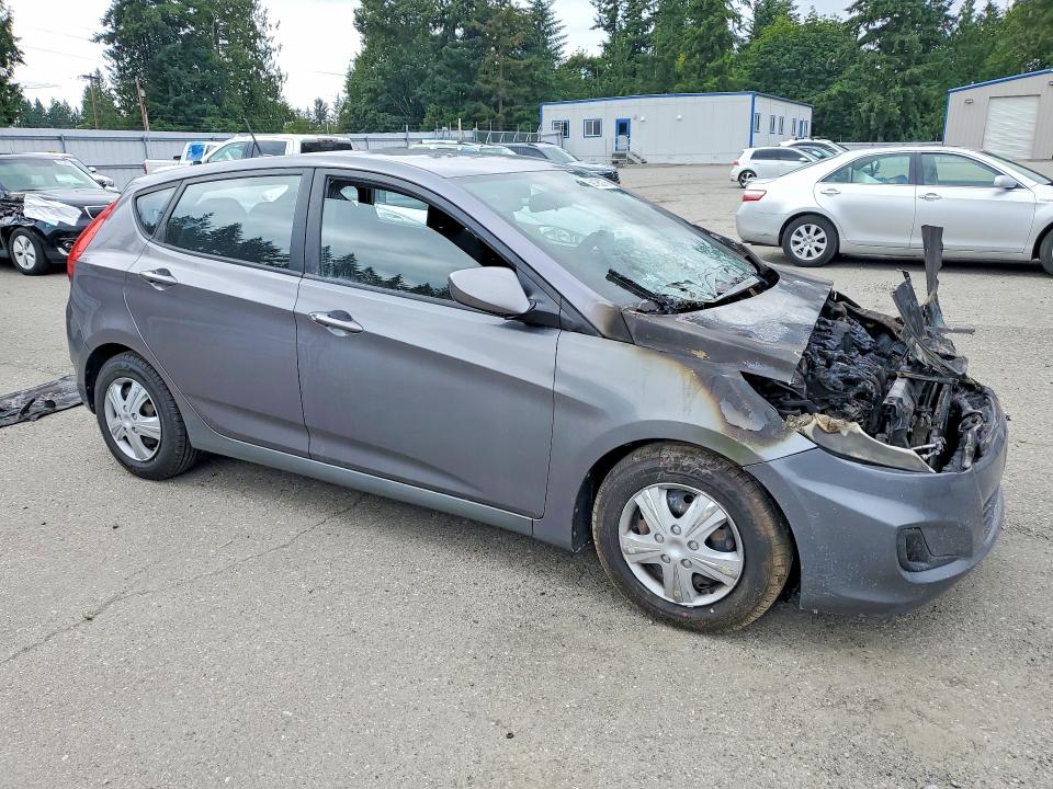 2014 Hyundai Accent VIN KMHCT5AE6EU147916 COPART salvage auction — Burn Engine, WA - BILL OF SALE, sold $250 on 2026-07-20 (photo 4)