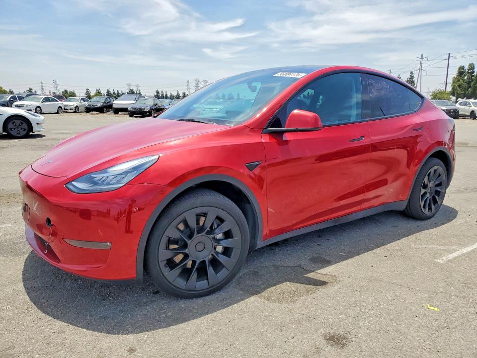2023 Tesla Model y VIN 7SAYGDEE8PA041921 COPART salvage auction — UNDERCARRIAGE, Ca - Salvage Certificate, sold $12,000 on 2026-07-30 (photo 1)