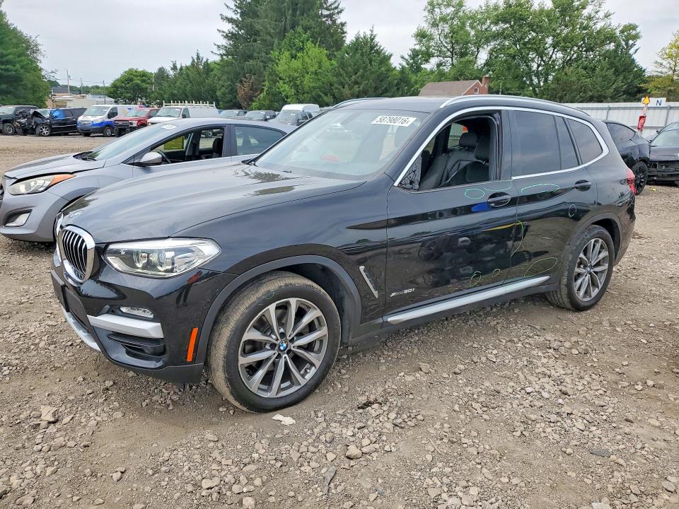 2018 BMW X3 VIN 5UXTR9C55JLC75654 — COPART salvage auction photo