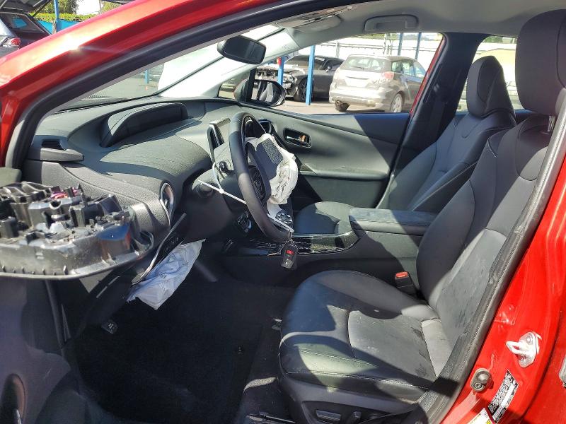 2022 Toyota Prius VIN JTDKAMFPXN3201086 COPART salvage auction — FRONT END, Ca - Salvage Certificate, sold $4,400 on 2026-07-24 (photo 7)