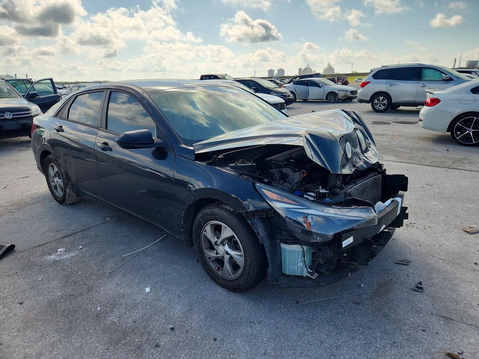 2021 Hyundai Elantra VIN 5NPLL4AG8MH016348 COPART salvage auction — FRONT END, La - Cert Of Title-Salvage, sold $2,100 on 2026-07-08 (photo 4)