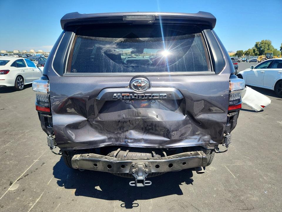 2023 Toyota VIN JTEEU5JR8P5301838 COPART salvage auction — REAR END, Ca - Salvage Certificate, sold $14,500 on 2026-07-08 (photo 6)