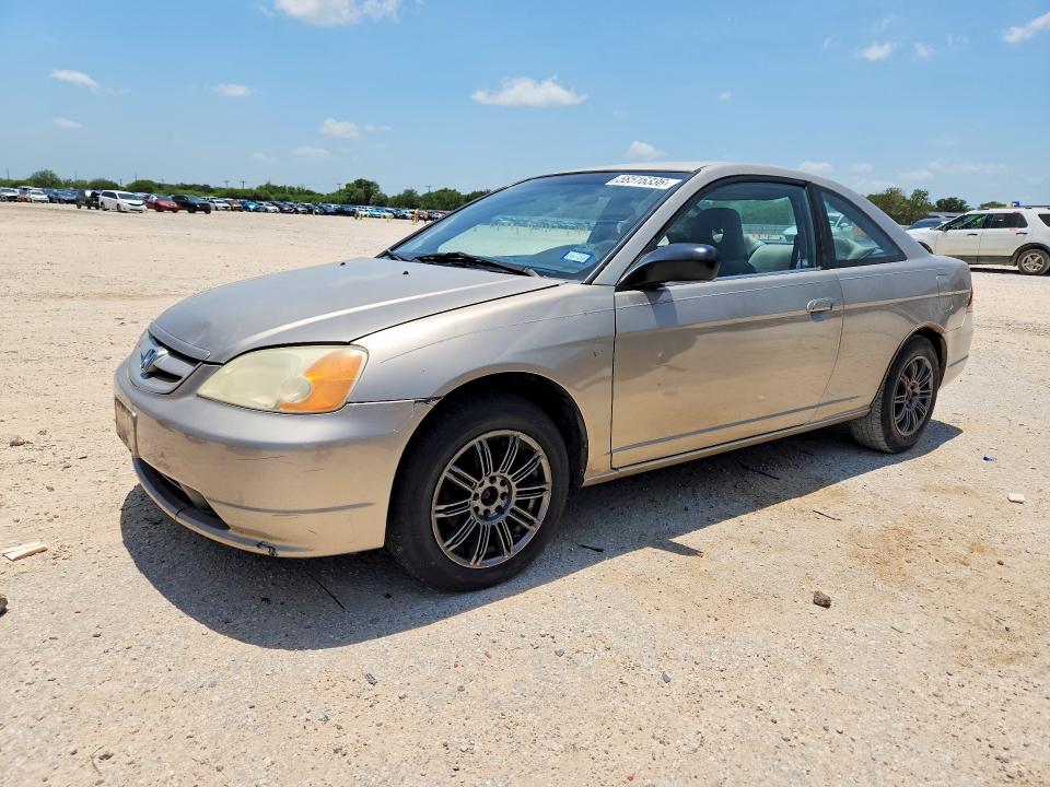 2002 Honda Civic VIN 1HGEM22562L064478 COPART salvage auction — HAIL, Tx - Certificate Of Title, sold $1,620 on 2026-07-02 (photo 1)