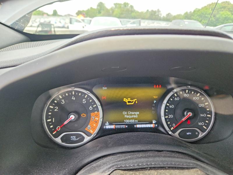 2019 Jeep Renegade VIN ZACNJBD15KPJ94309 COPART salvage auction — MECHANICAL, Nc - Dealer Only Clean Title, sold $2,550 on 2026-07-08 (photo 9)