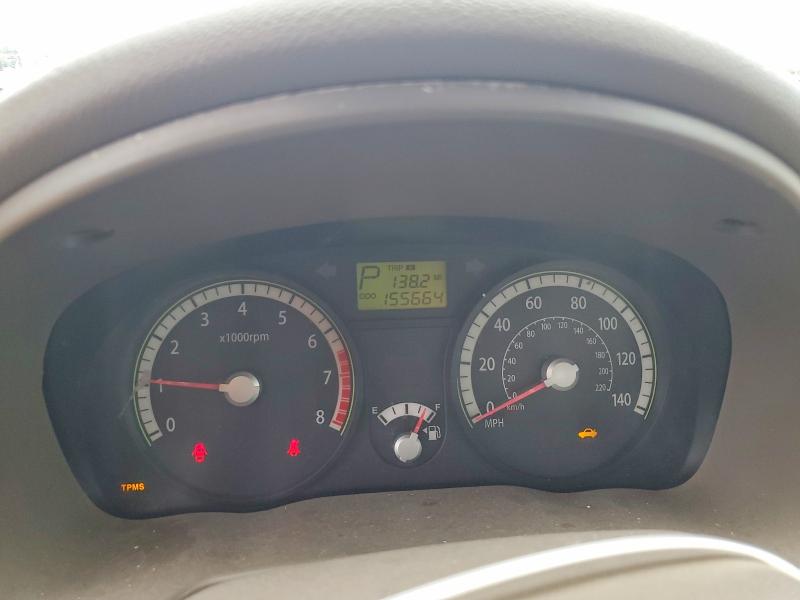 2009 Kia Rio VIN KNADE223396519198 COPART salvage auction — REAR END, Il - Salvage Certificate, sold $275 on 2026-07-17 (photo 9)