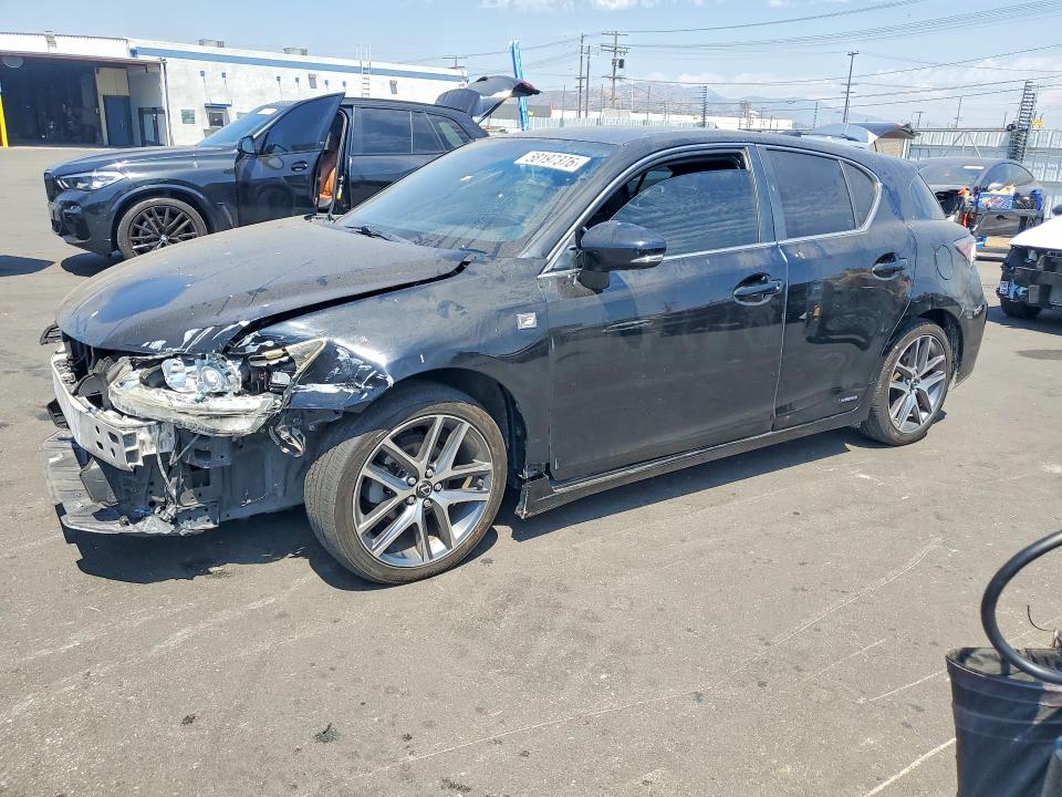 2016 Lexus VIN JTHKD5BH6G2255505 COPART salvage auction — FRONT END, Ca - Salvage Certificate, sold $2,700 on 2026-07-08 (photo 1)