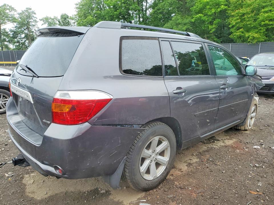 2010 Toyota Highlander VIN 5TDJK3EH1AS017063 COPART salvage auction — FRONT END, VA - CERTIFICATE OF TITLE, sold $2,350 on 2026-07-17 (photo 3)
