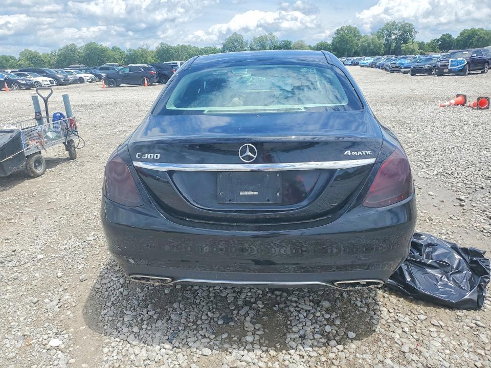 2017 Mercedes-benz C-klasse VIN WDDWF4KBXHR240894 COPART salvage auction — FRONT END, OH - CERTIFICATE OF TITLE, sold $850 on 2026-07-24 (photo 6)