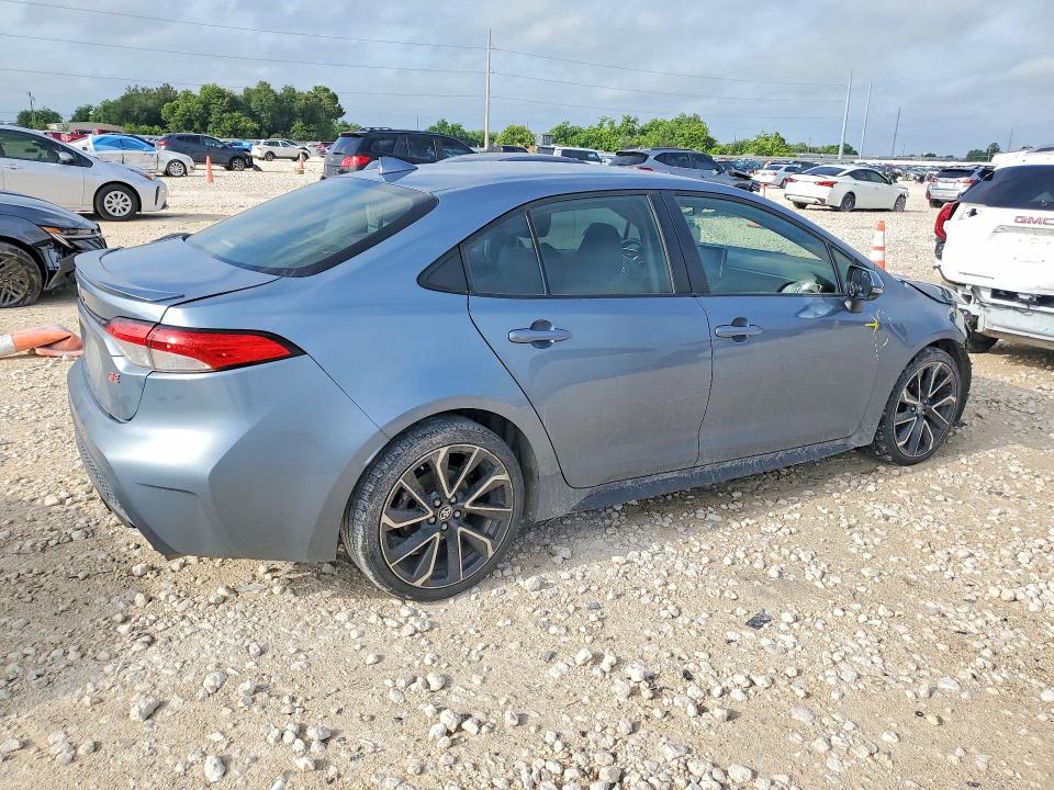 2021 Toyota Corolla VIN JTDS4MCE6MJ072879 COPART salvage auction — FRONT END, TX - SALVAGE VEHICLE TITLE (P), sold $4,200 on 2026-07-16 (photo 3)