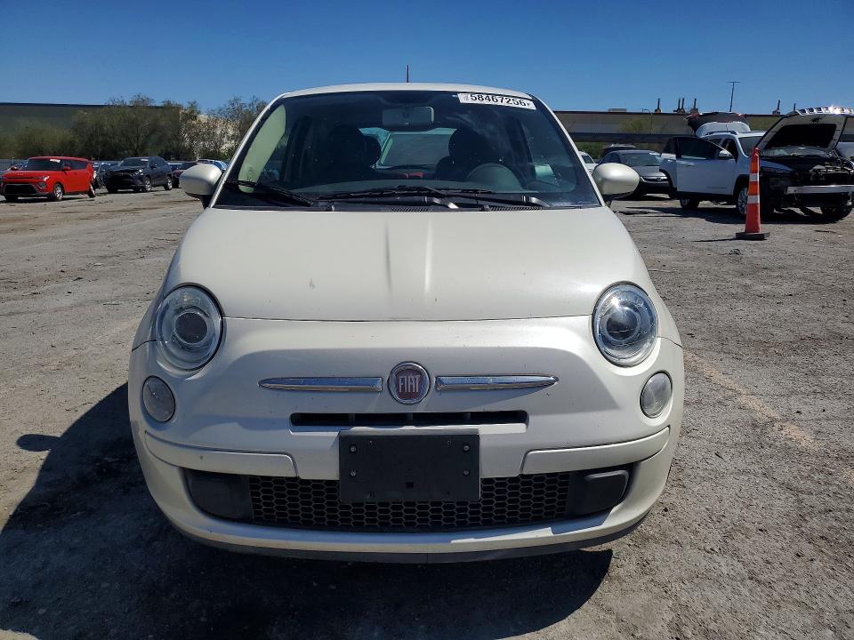2012 Fiat VIN 3C3CFFAR9CT349018 COPART salvage auction — REAR END, Id - Salvage Certificate Of Title, sold $550 on 2026-09-08 (photo 5)