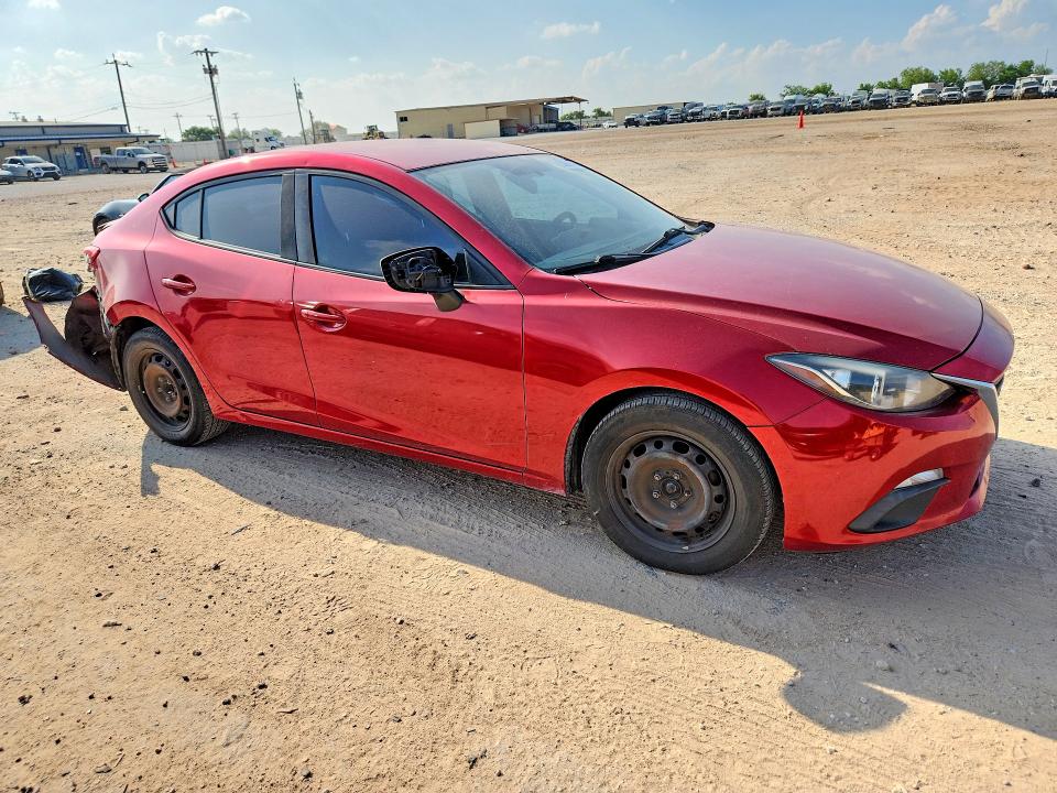 2015 Mazda VIN 3MZBM1U76FM158579 COPART salvage auction — REAR END, TX - SALVAGE VEHICLE TITLE, sold $1,600 on 2026-07-09 (photo 4)