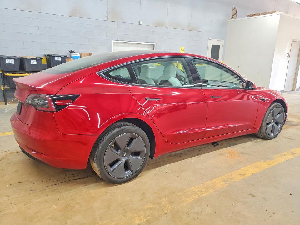 2023 Tesla Model 3 VIN 5YJ3E1EA9PF553442 COPART salvage auction — FRONT END, Salvage Title, sold $350 on 2026-09-09 (photo 3)