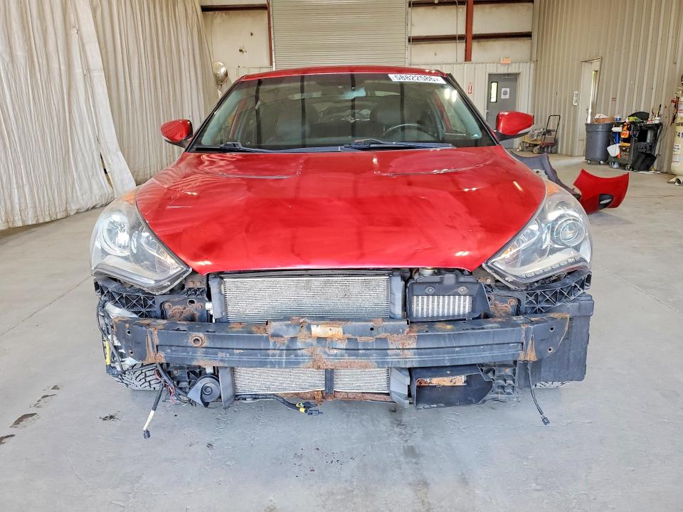 2015 Hyundai Veloster VIN KMHTC6AEXFU230692 COPART salvage auction — FRONT END, Ny - Mv-907A Salvage Certificate, sold $500 on 2026-07-13 (photo 5)