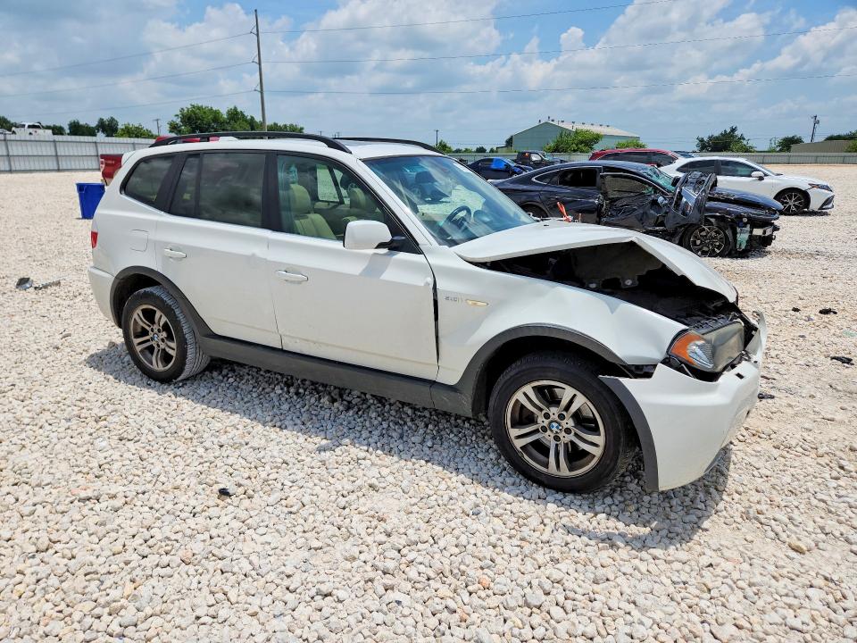 2006 BMW X3 VIN WBXPA93486WG75282 COPART salvage auction — FRONT END, Tx - Salvage Vehicle Title, sold $300 on 2026-07-02 (photo 4)