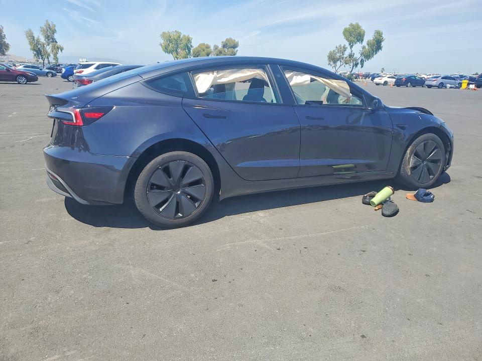 2025 Tesla VIN 5YJ3E1EA5SF058518 COPART salvage auction — FRONT END, CA - SALVAGE CERTIFICATE, sold $8,200 on 2026-07-13 (photo 3)