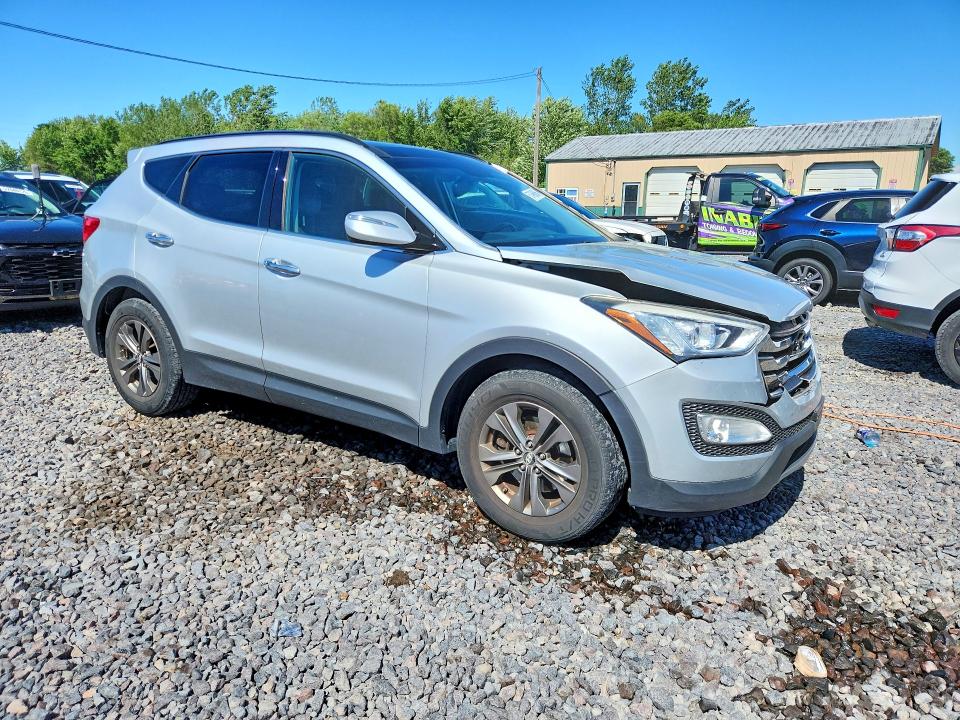2014 Hyundai Santa fe VIN 5XYZU3LB0EG215423 COPART salvage auction — FRONT END, Wv - Salvage Certificate, sold $2,350 on 2026-07-27 (photo 4)