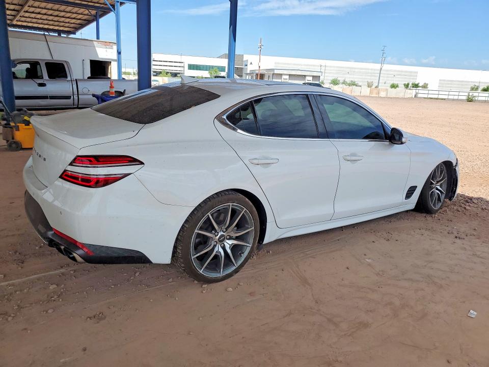 2022 Genesis Gv70 VIN KMTG34TA9NU098528 COPART salvage auction — FRONT END, Az - Cert Of Title - Salvage, sold $6,900 on 2026-07-07 (photo 3)