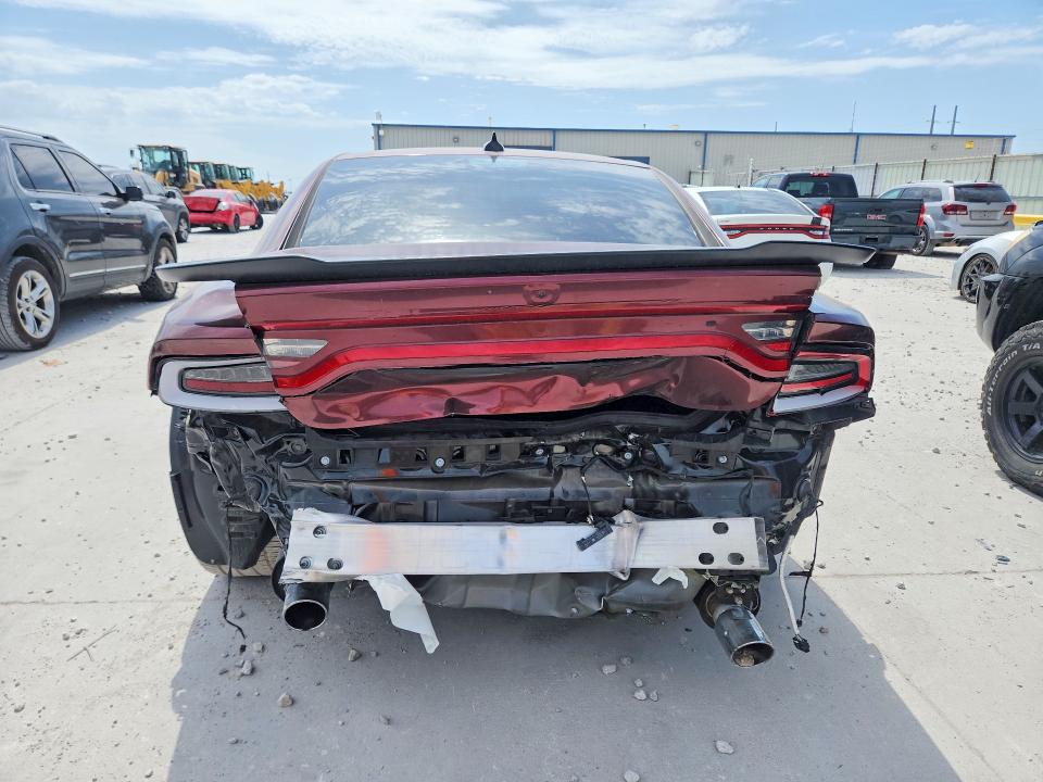 2023 Dodge Charger VIN 2C3CDXGJ3PH540431 COPART salvage auction — REAR END, TX - SALVAGE VEHICLE TITLE, sold $22,300 on 2026-09-11 (photo 6)