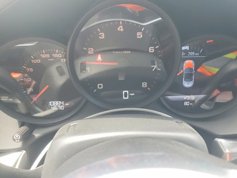 2024 Porsche Boxster VIN WP0CA2A87RK205830 COPART salvage auction — BURN, Nj - Cert Of Title-Salvage, sold $35,000 on 2026-07-08 (photo 9)