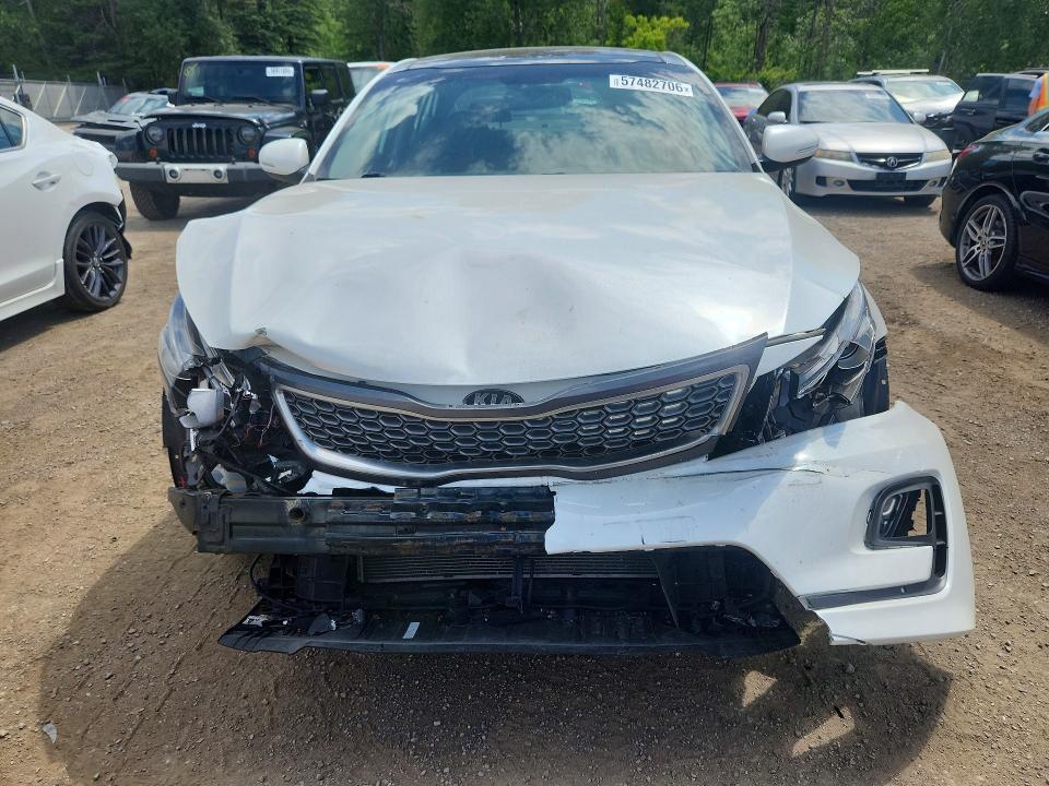 2014 Kia Optima hybrid VIN KNAGN4AD3E5077123 COPART salvage auction — FRONT END, On - Permit Salvage, sold $1,550 on 2026-07-07 (photo 5)