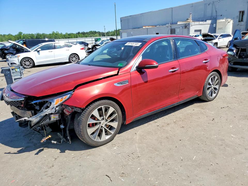 2016 Kia VIN 5XXGW4L28GG038182 COPART salvage auction — FRONT END, Va - Cert Of Title - Salvage, sold $900 on 2026-07-22 (photo 1)