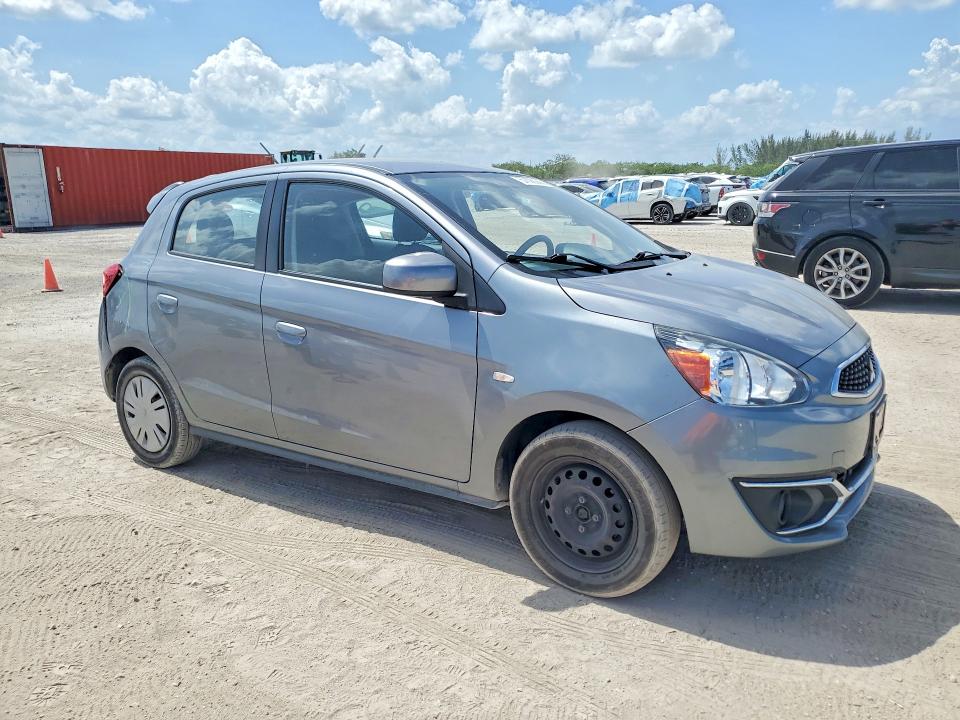 2018 Mitsubishi Mirage VIN ML32A3HJ0JH009680 COPART salvage auction — REAR END, Fl - Cert Of Title Slvg Rebuildable, sold $1,700 on 2026-07-29 (photo 4)