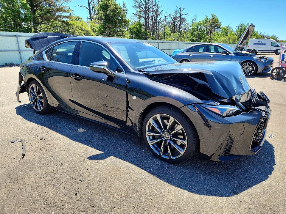 2024 Lexus Is VIN JTHGZ1E27R5036321 COPART salvage auction — REAR END, NY - MV-907A SALVAGE CERTIFICATE, sold $6,900 on 2026-07-27 (photo 4)