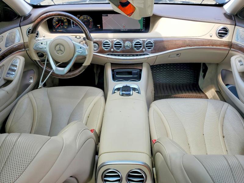 2018 Mercedes-benz S-klasse VIN WDDUG6EBXJA371095 COPART salvage auction — FRONT END, Va - Cert Of Title - Salvage, sold $500 on 2026-07-29 (photo 8)