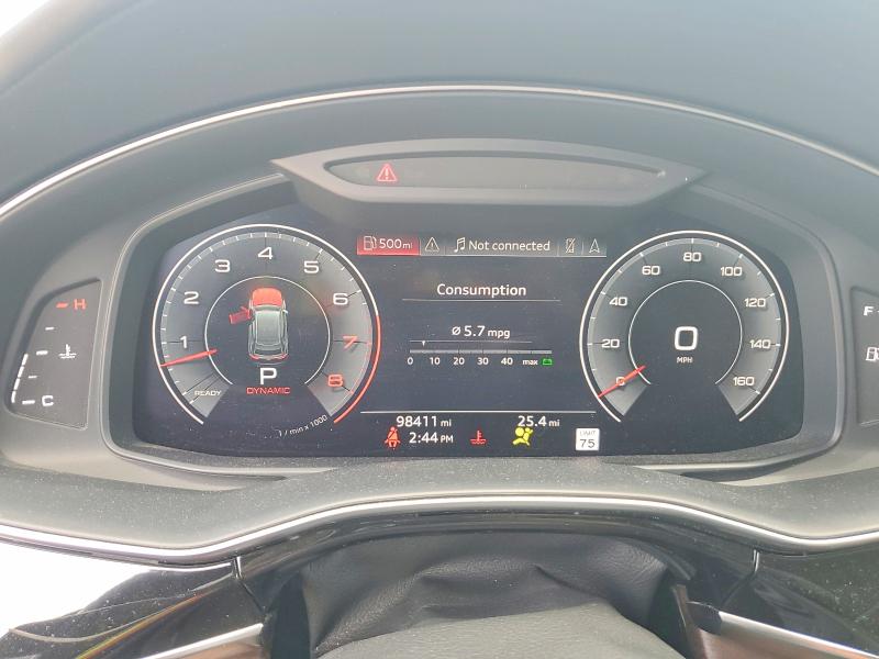 2019 Audi Q8 VIN WA1FVAF15KD039822 COPART salvage auction — FRONT END, Mo - Salvage Certificate Of Title, sold $16,400 on 2026-07-14 (photo 9)
