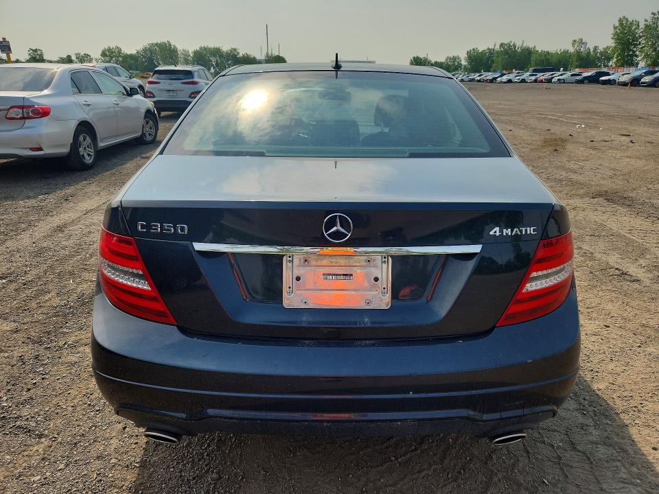 2013 Mercedes-benz C-klasse VIN WDDGF8JB5DA797802 COPART salvage auction — FRONT END, Qc - Gravement Accidente, sold $575 on 2026-07-28 (photo 6)