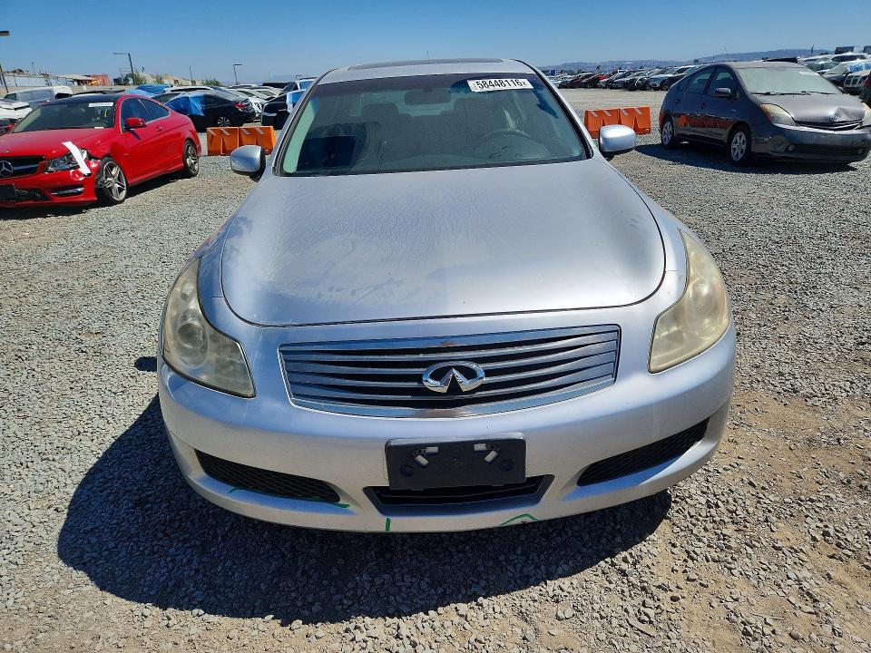 2007 Infiniti G35 VIN JNKBV61F77M807228 COPART salvage auction — MINOR DENT/SCRATCHES, CA - SALVAGE CERTIFICATE, sold $750 on 2026-07-24 (photo 5)