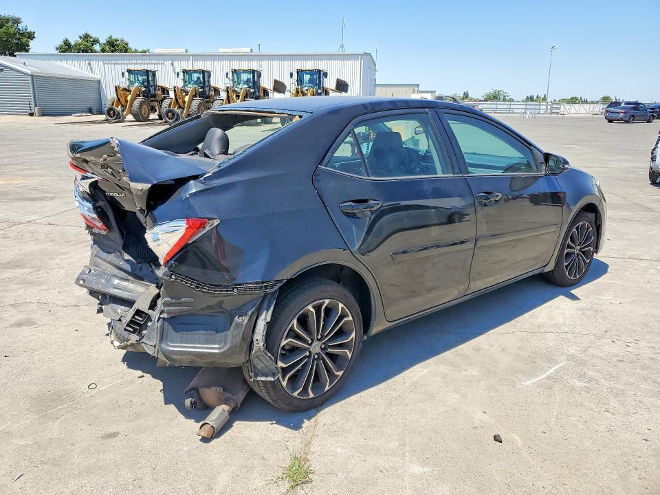 2015 Toyota Corolla VIN 5YFBURHE7FP291662 COPART salvage auction — REAR END, CA - SALVAGE CERTIFICATE, sold $2,050 on 2026-07-20 (photo 3)