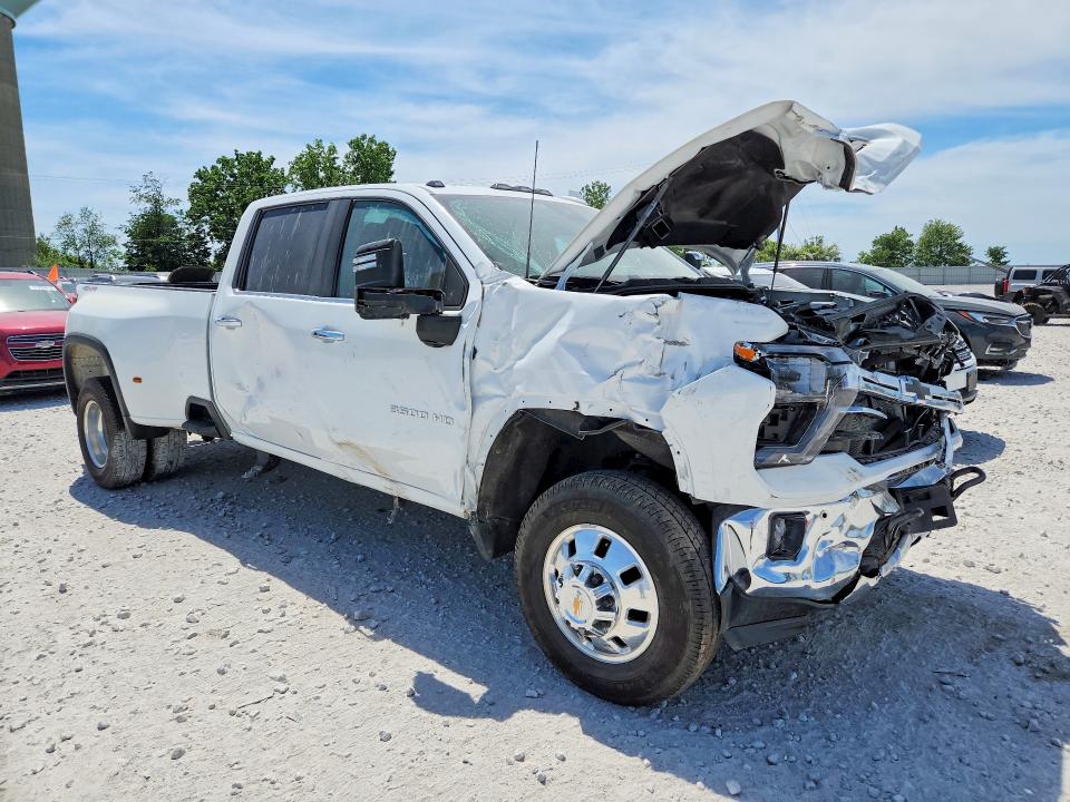 2024 Chevrolet Silverado VIN 1GC4YUEY7RF196447 COPART salvage auction — FRONT END, Il - Certificate Of Title, sold $37,250 on 2026-07-30 (photo 4)