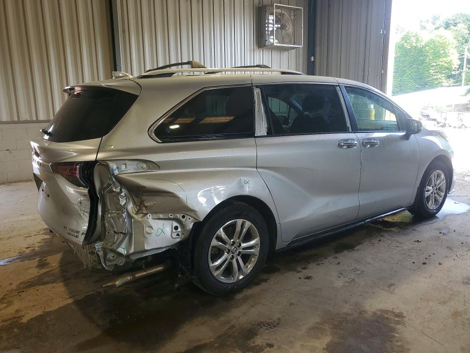2023 Toyota Sienna VIN 5TDESKFC4PS104785 COPART salvage auction — REAR END, Pa - Certificate Of Salvage, sold $21,700 on 2026-07-08 (photo 3)