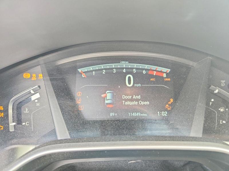 2017 Honda Cr-v VIN 7FARW1H84HE007489 COPART salvage auction — FRONT END, VA - CERT OF TITLE - SALVAGE, sold $5,900 on 2026-07-29 (photo 9)
