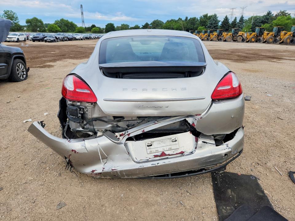 2013 Porsche Panamera VIN WP0AA2A74DL017381 COPART salvage auction — REAR END, Il - Salvage Certificate, sold $4,300 on 2026-08-18 (photo 6)