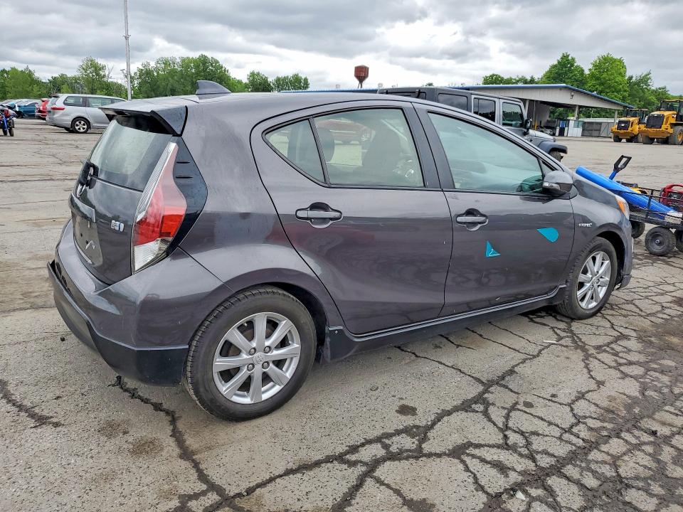 2017 Toyota VIN JTDKDTB30H1591412 COPART salvage auction — REAR END, Ny - Mv-907A Salvage Certificate, sold $1,150 on 2026-07-14 (photo 3)