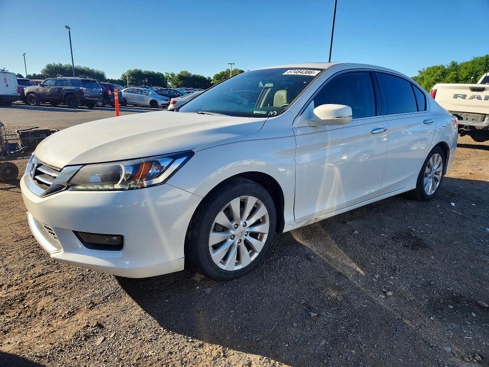 2014 Honda Accord VIN 1HGCR3F86EA004767 COPART salvage auction — MECHANICAL, Ct - Certificate Of Title, sold $2,150 on 2026-07-02 (photo 1)