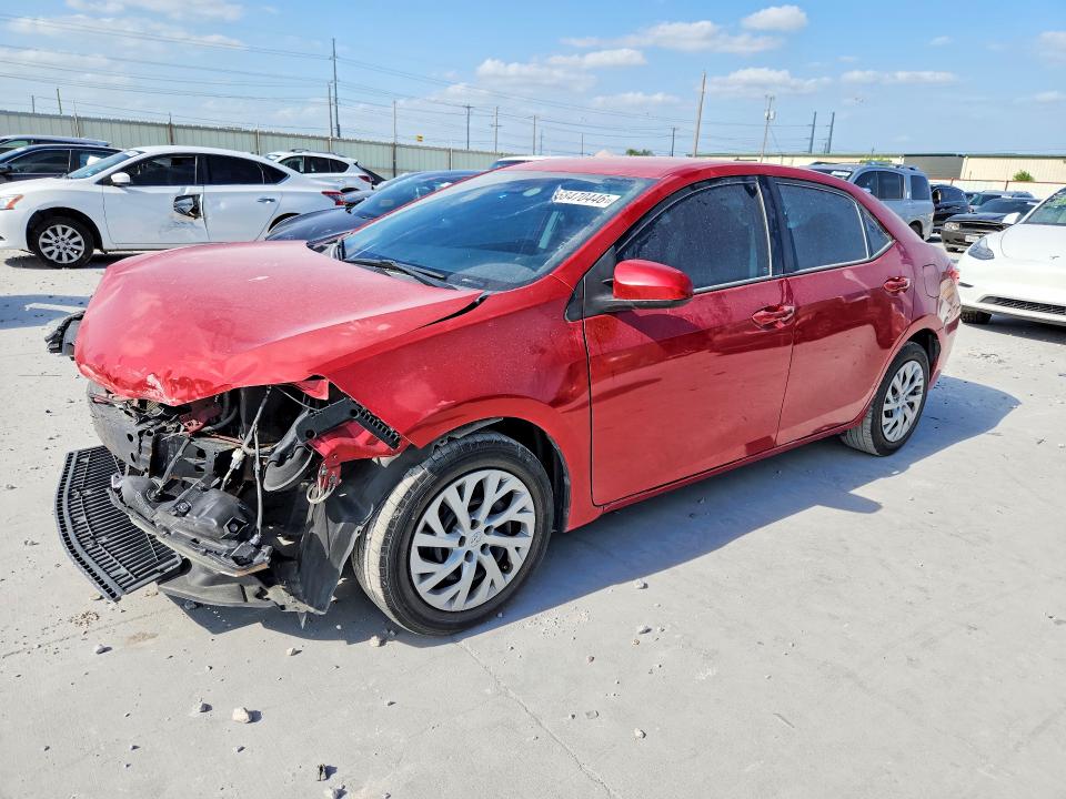 2017 Toyota VIN 5YFBURHE5HP631796 COPART salvage auction — FRONT END, Tx - Certificate Of Title, sold $200 on 2026-07-28 (photo 1)