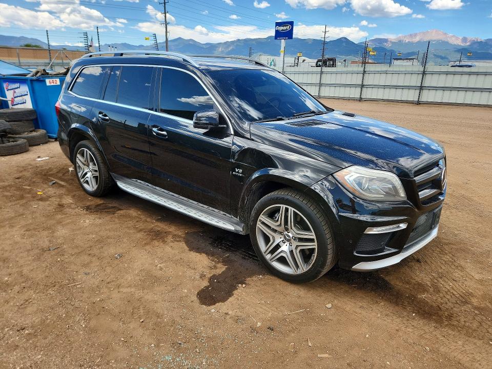 2015 Mercedes-benz Gl-klasse amg VIN 4JGDF7EE1FA541957 COPART salvage auction — MINOR DENT/SCRATCHES, Co - Certificate Of Title (P), sold $11,400 on 2026-07-16 (photo 4)