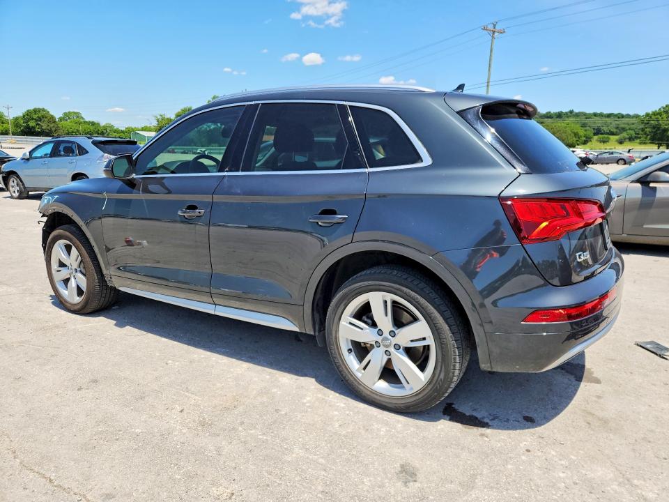 2018 Audi Q5 VIN WA1BNAFY3J2037668 COPART salvage auction — FRONT END, Tx - Salvage Vehicle Title, sold $9,700 on 2026-07-20 (photo 2)