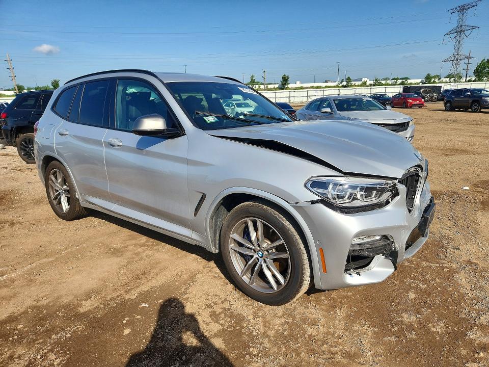 2019 BMW X3 VIN 5UXTS3C55K0Z03150 COPART salvage auction — FRONT END, Il - Salvage Certificate, sold $13,000 on 2026-07-14 (photo 4)