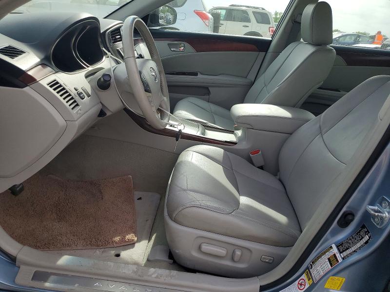 2012 Toyota Avalon VIN 4T1BK3DB5CU452308 COPART salvage auction — FRONT END, Mi - Certificate Of Title, sold $3,150 on 2026-07-02 (photo 7)