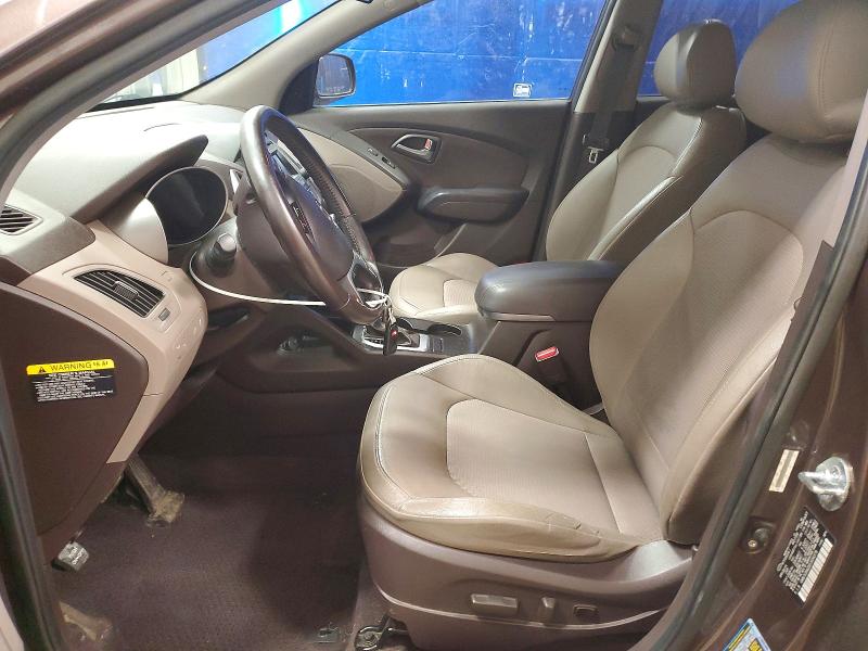 2014 Hyundai Tucson VIN KM8JU3AG3EU934378 COPART salvage auction — NORMAL WEAR, Wy - Certificate Of Title, sold $600 on 2026-07-22 (photo 7)
