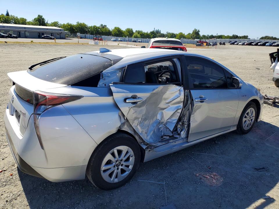 2017 Toyota Prius VIN JTDKBRFU7H3554616 COPART salvage auction — SIDE, CA - SALVAGE CERTIFICATE, sold $2,800 on 2026-07-14 (photo 3)