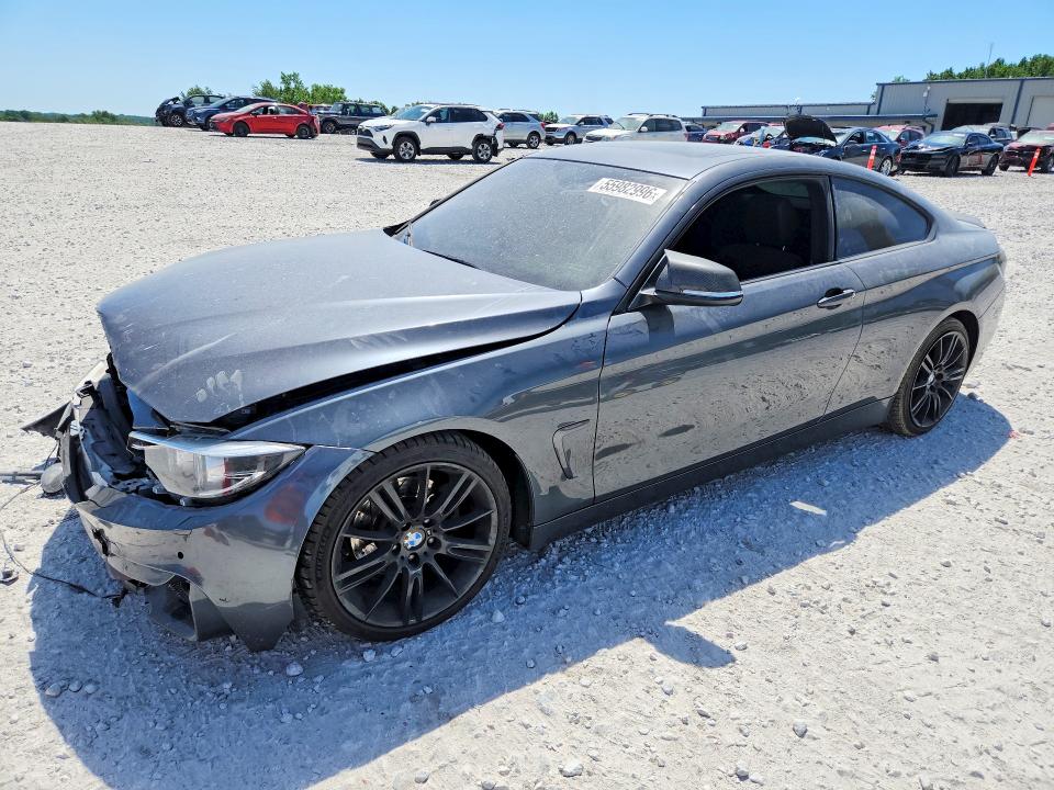 2018 BMW 4er VIN WBA4W5C5XJAA72954 COPART salvage auction — FRONT END, In - Certificate Of Title, sold $3,150 on 2026-07-09 (photo 1)