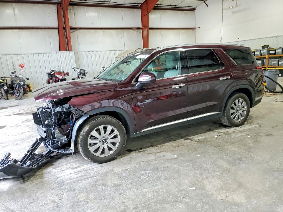 2025 Hyundai VIN KM8R2DGE5SU823654 COPART salvage auction — FRONT END, Ny - Mv-907A Salvage Certificate, sold $14,600 on 2026-07-20 (photo 1)