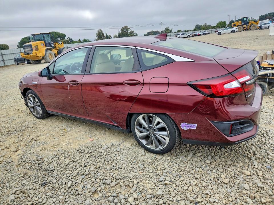 2019 Honda Clarity VIN JHMZC5F33KC001141 COPART salvage auction — FRONT END, Ca - Salvage Certificate, sold $3,700 on 2026-07-14 (photo 2)