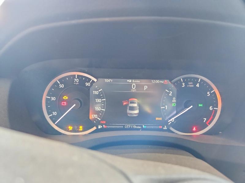 2020 Jaguar Xe VIN SAJAE4FX1LCP62937 COPART salvage auction — NORMAL WEAR, Nv - Certificate Of Title (P), sold $4,450 on 2026-07-06 (photo 9)