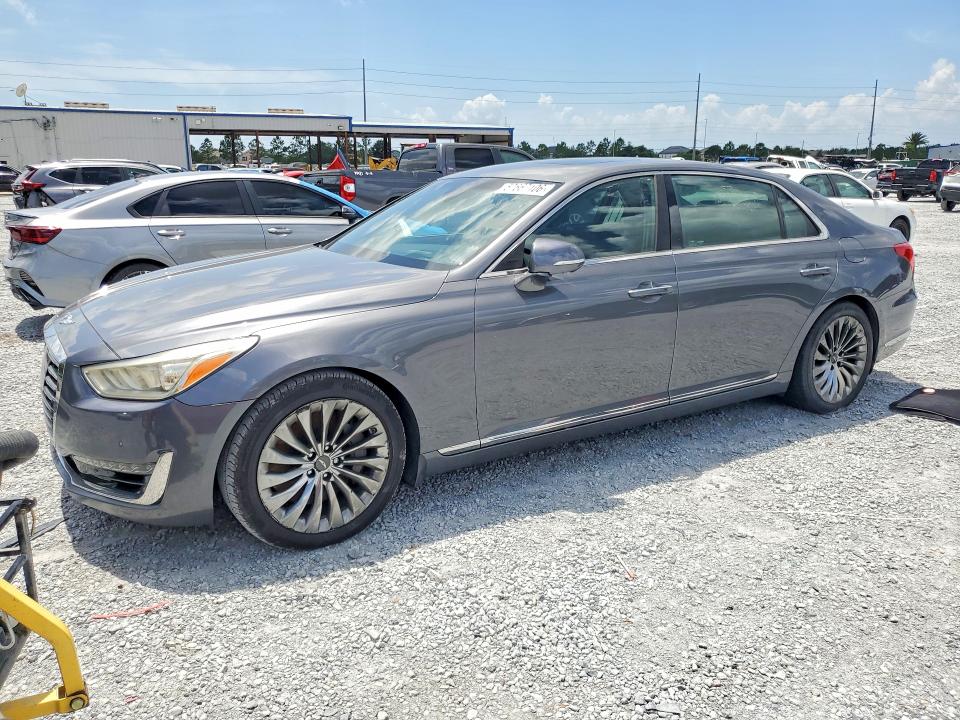 2017 Genesis VIN KMHG34JA0HU022990 COPART salvage auction — MINOR DENT/SCRATCHES, Fl - Certificate Of Title, sold $7,900 on 2026-09-01 (photo 1)